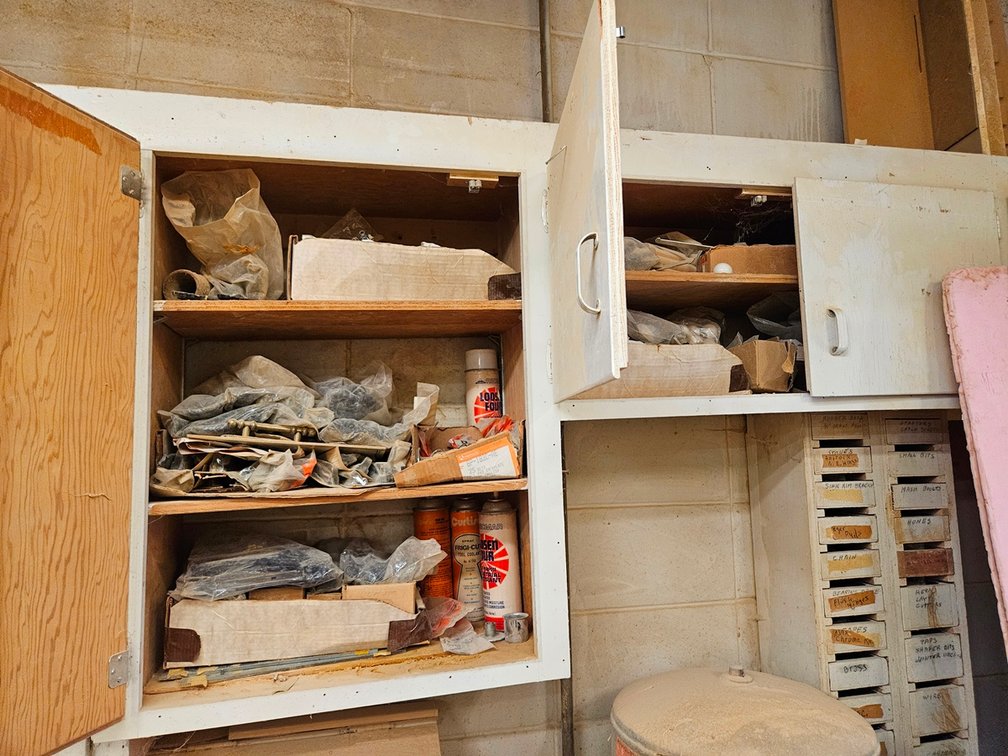 Contents of Cabinets, Hardware, More