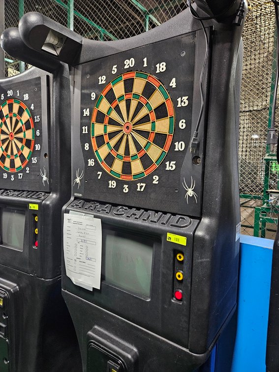 Arachnoid Galaxy II Electronic Dart Board, Serial 10183