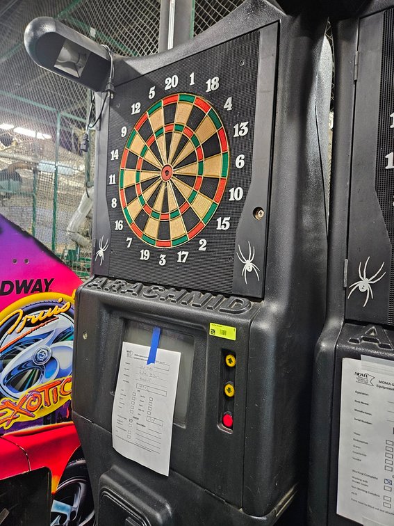 Arachnoid Galaxy II Electronic Dart Board, Serial 18542
