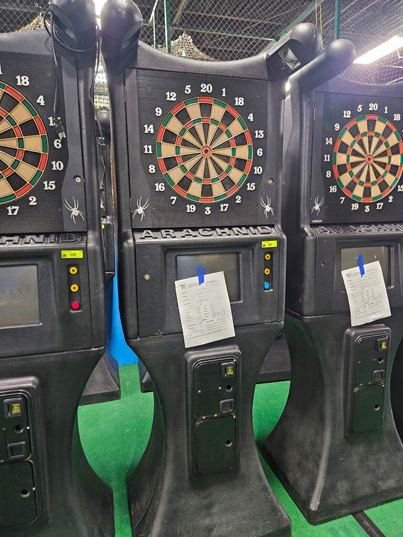 Arachnoid Galaxy II Electronic Dart Board, Serial 18564