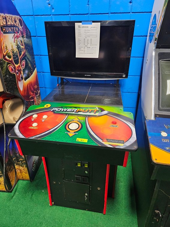 IT Power Putt Video Game, Serial 21-155284, Need to Turn on TV Manually