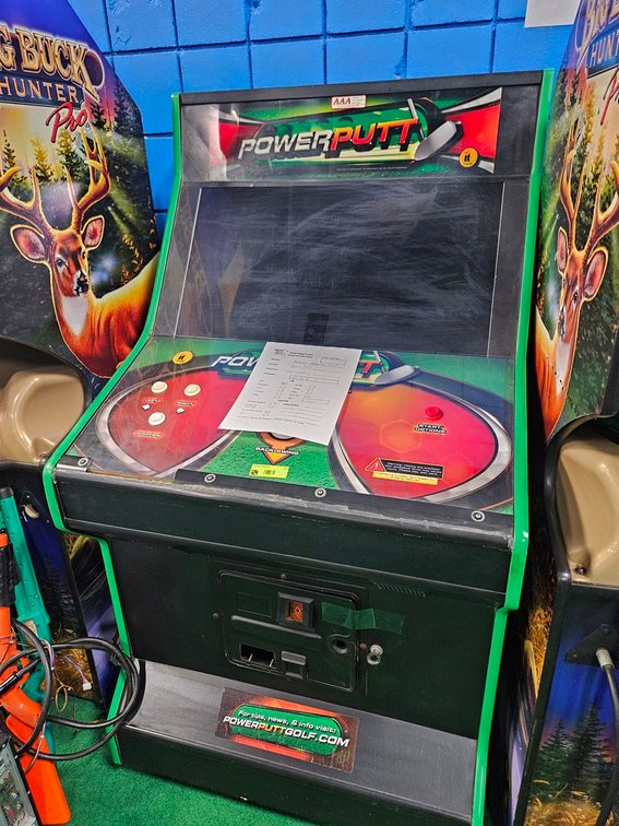 Fun Company Power Putt Video Game, Serial 82-0118, Non-Working