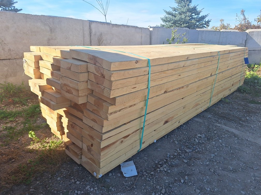 Fascia 2"x8" PP Sized KDHT, 95 - 12' Pieces, 1140 Linear Feet