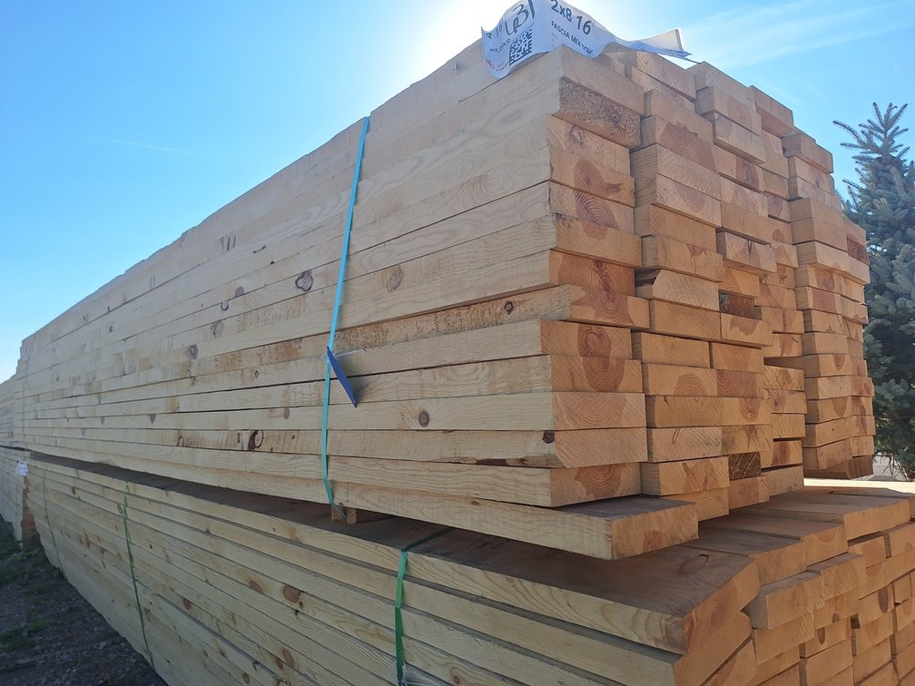 Fascia 2"x8" PP Sized KDHT, 96 - 16' Pieces, 1536 Linear Feet
