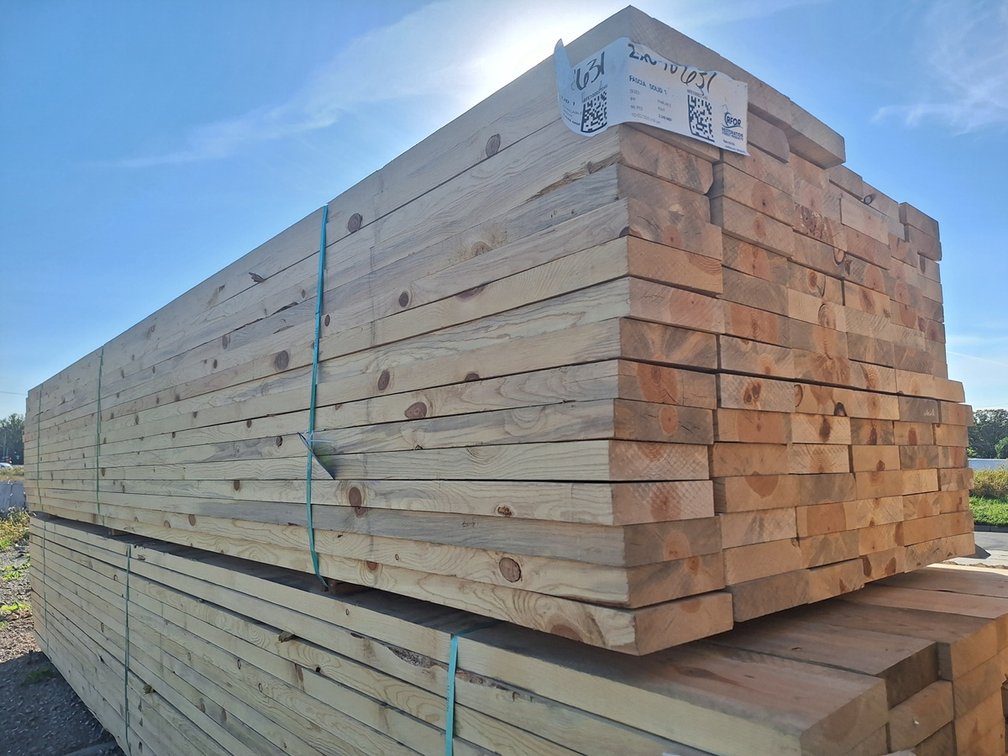 Fascia 2"x8" PP Sized KDHT, 96 - 16' Pieces, 1536 Linear Feet