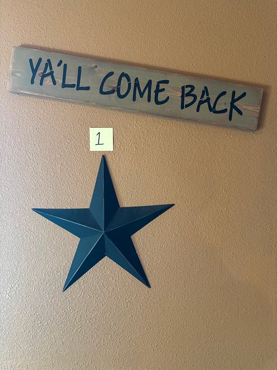 y'all sign + star