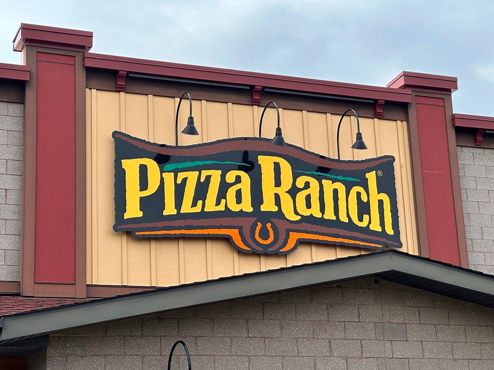 Pizza Ranch exterior building sign #2