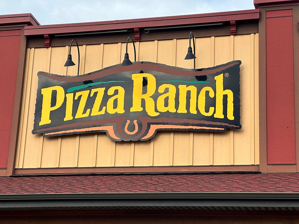 Pizza Ranch exterior building sign #2