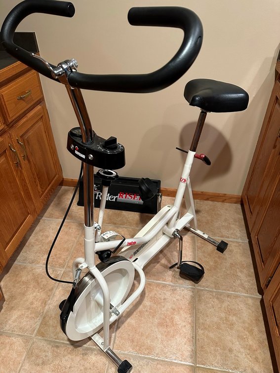 Exercise Bike - Bodyguard 955 Ergo Cycle with Rider Riser stand