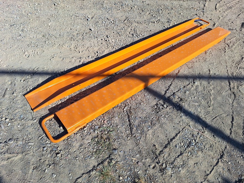 2025 Wolverine Pallet Forks Extensions, Model EX-66-78L, 78"x 2.5" x 5" Option Extension Dimensions: 3" x 6", Unused