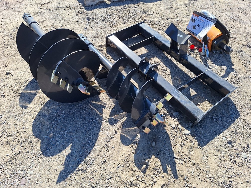 2025 Wolverine Skid Steer Auger Drive and Bit Attachment, Model ADB-13-1218R