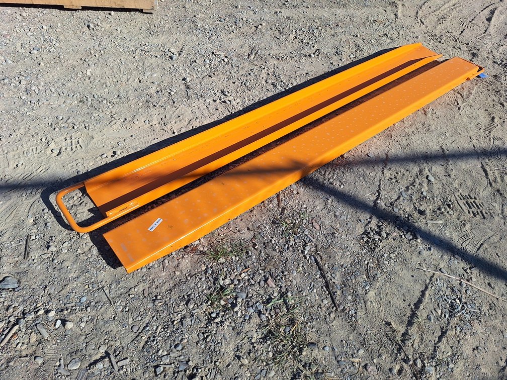 2025 Wolverine Pallet Forks Extensions, Model EX-66-84L, 84" x 2.5" x 5" Option Extension Dimensions: 3" x 6", Unused
