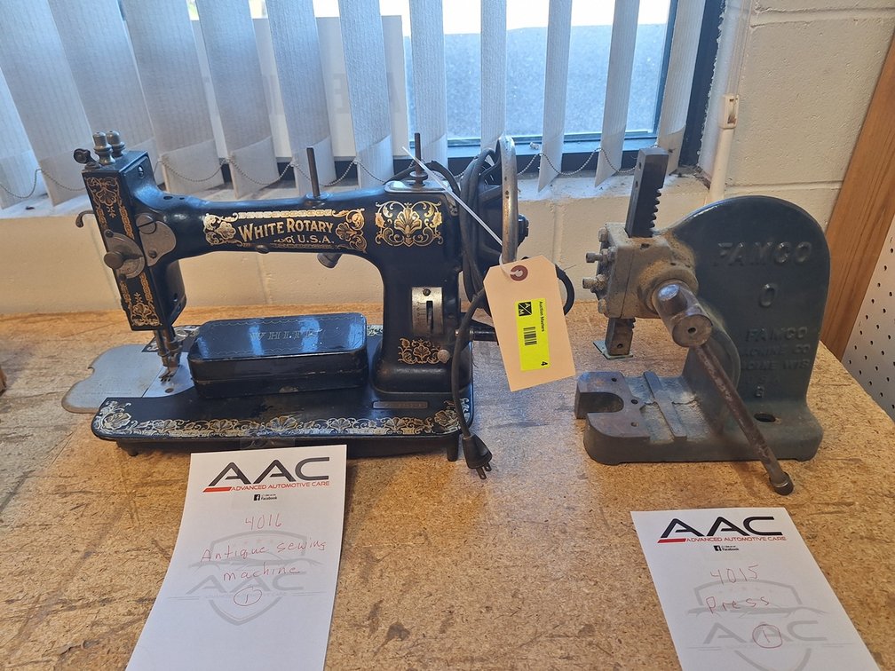 Vintage Sewing Machine and Related Parts