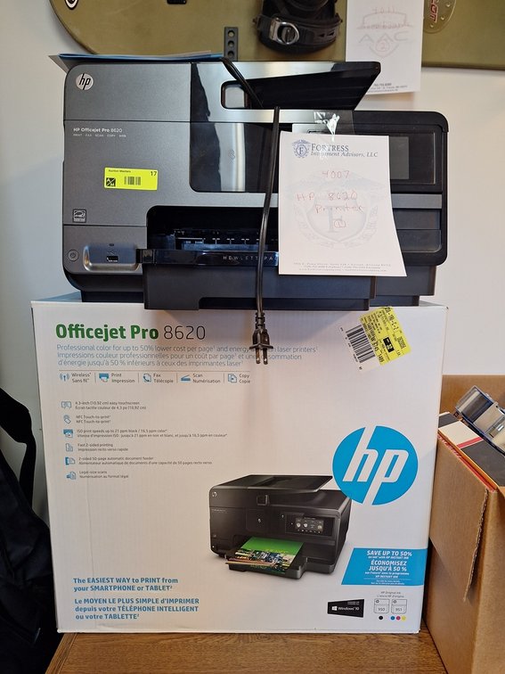 HP Officejet Pro 8620 Multi Function Printer with Box