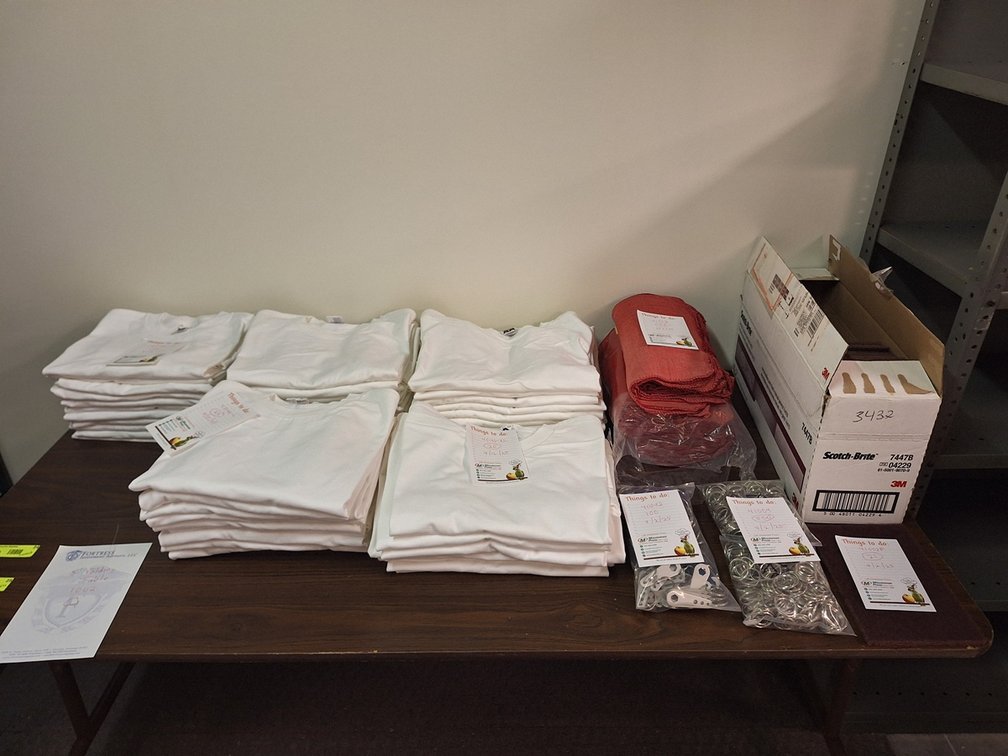 Assorted Contents, T-Shirts, Key Chains, More