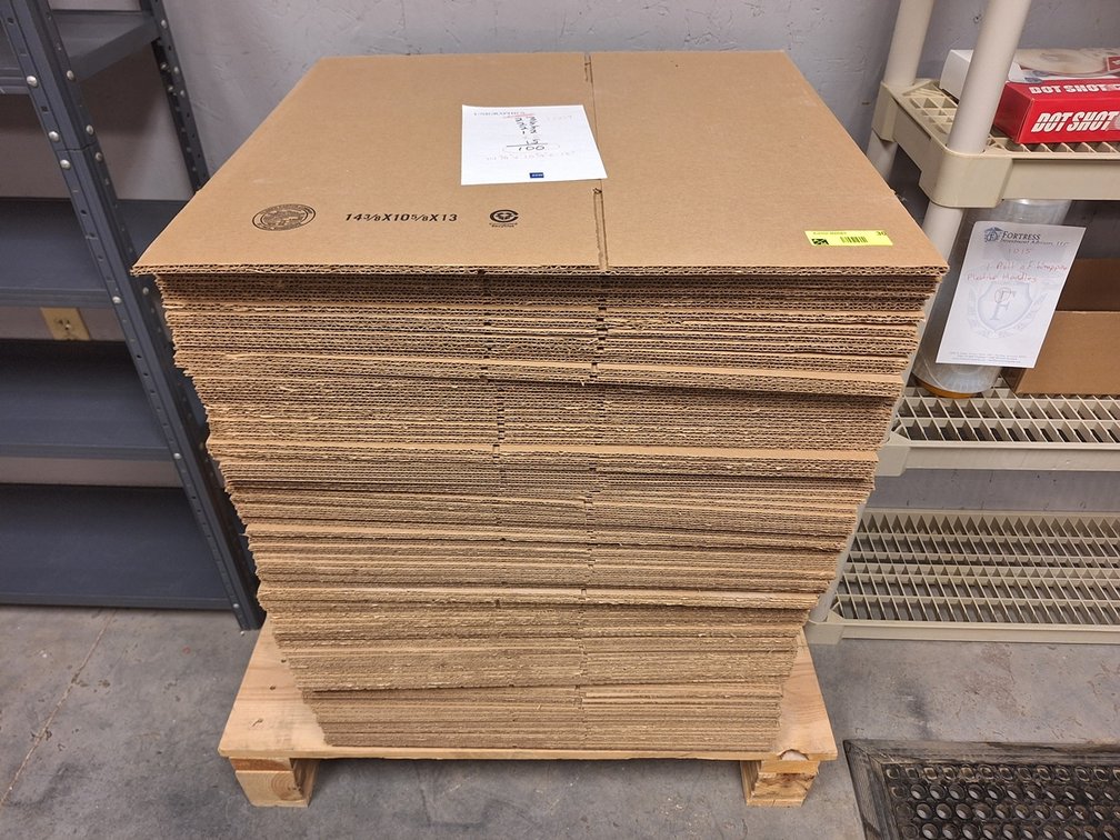 100 Cardboard Boxes, 14 3/4" x 10 5/8" x 13"