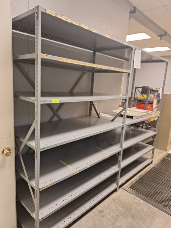 Metal Shelf, 96"x24"x75"