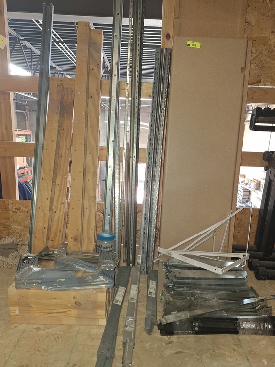 Shelves with Hardware