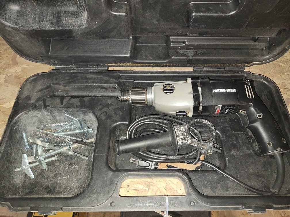 Porter Cable Heavy Duty Drill, Extra Bits