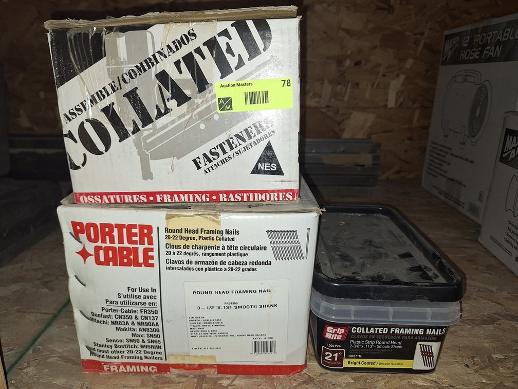 3 Boxes Assorted Fasteners