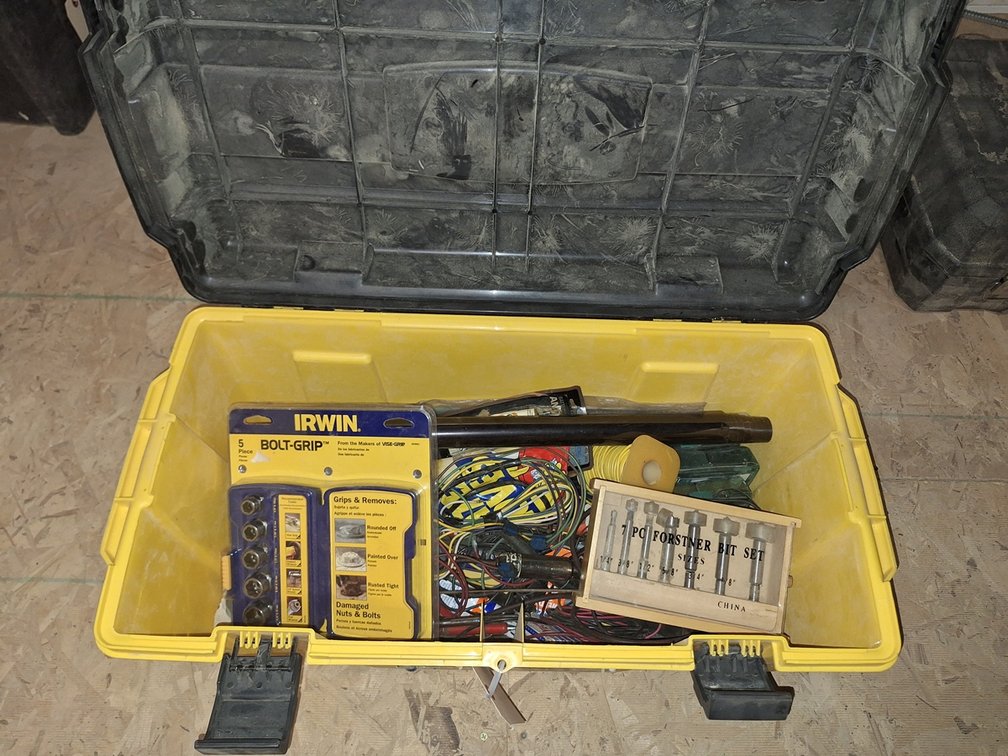 Poly Tool Box with Contents