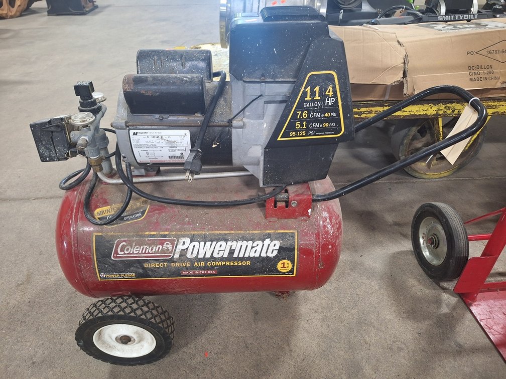 Coleman Powermate 11 Gallon Air Compressor, 4 HP, 120V