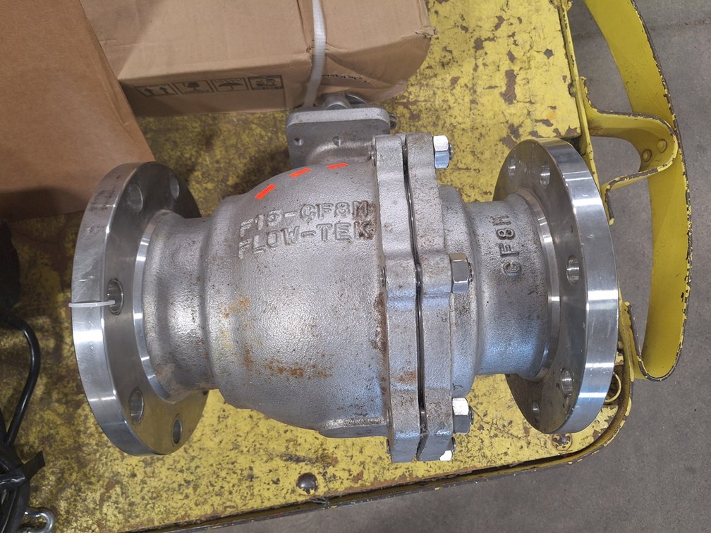 SS Flange Ball Valve