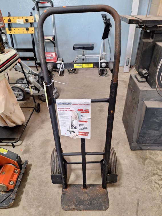 Milwaukee Convertible Hand Truck, Model 300805, 19.5"x47.5"
