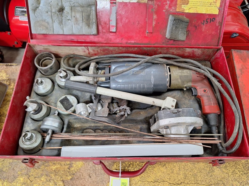 Milwaukee T-Drill with Assorted Bits in Case