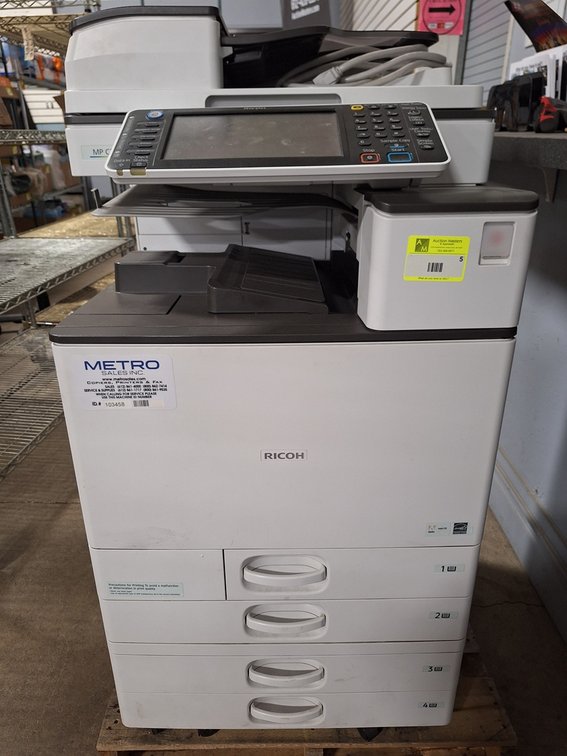 Ricoh MP C3503 Color Copier/Print/Scan/Fax with Related Supplies