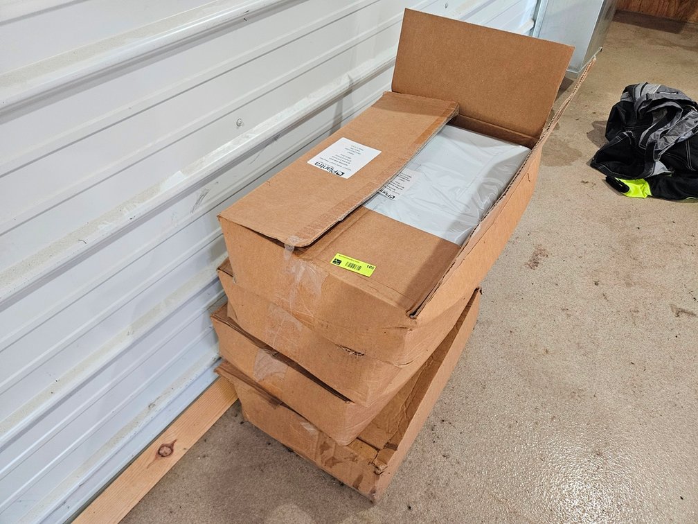 4 Cases Plantra SunFlex Water Saver Weed Mats, 200 Per Case, 40"x40"