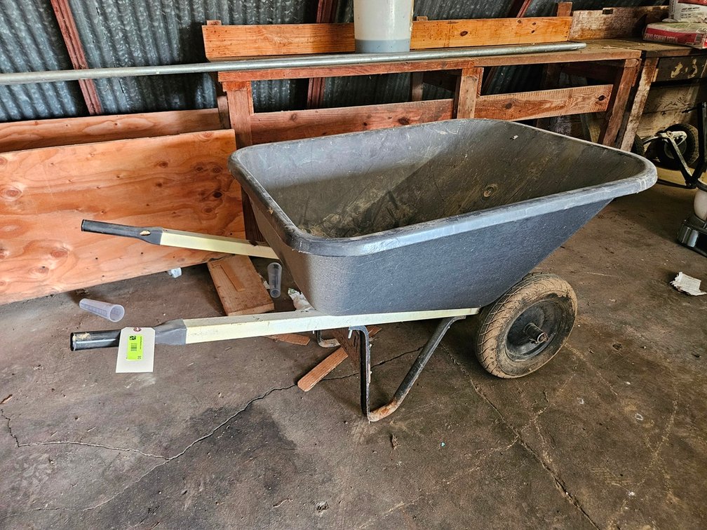 Wheelbarrow, Dual Front Wheels