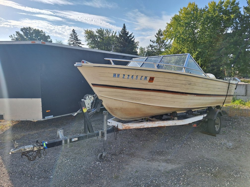 1982 Crestliner Boat with Trailer
