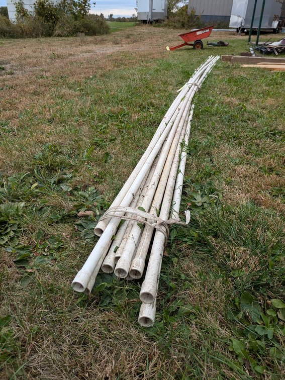 Assorted PVC Pipe, 20'