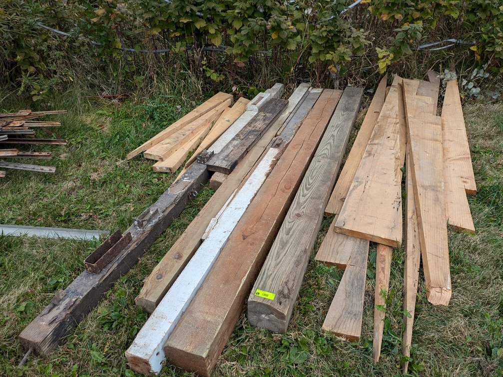 Assorted Wood Beams, Fence Posts, More