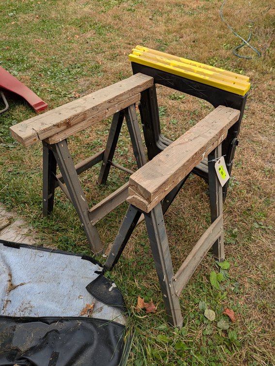 Assorted Sawhorses