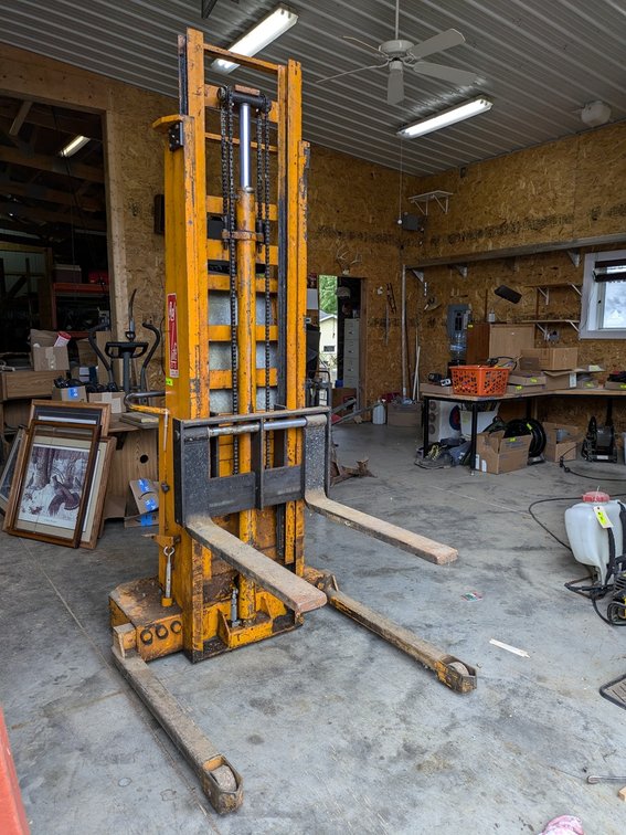Rollift 1500 Lb. Walk-Behind Forklift/Stacker, Serial 2SS1R-1