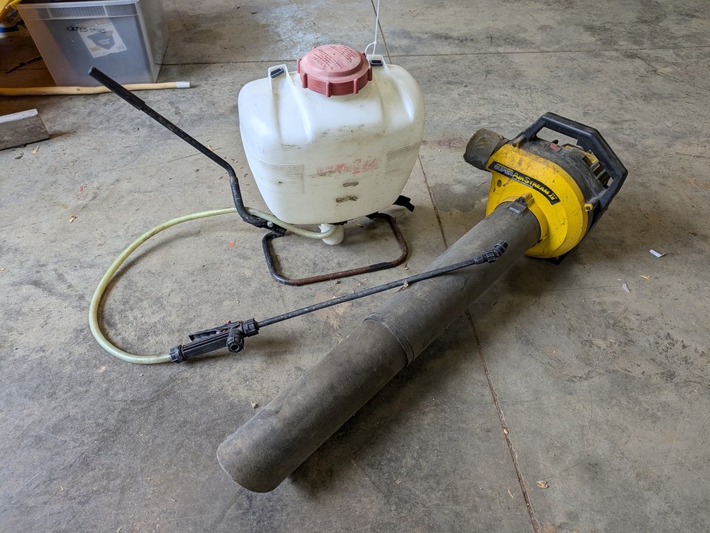 Backpack Sprayer, McCulloch Leaf Blower