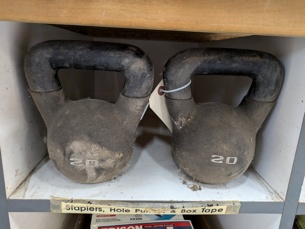 2 - 20 Lb. Dumbbells