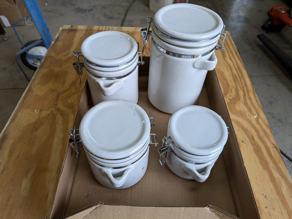 Assorted Ceramic Canisters