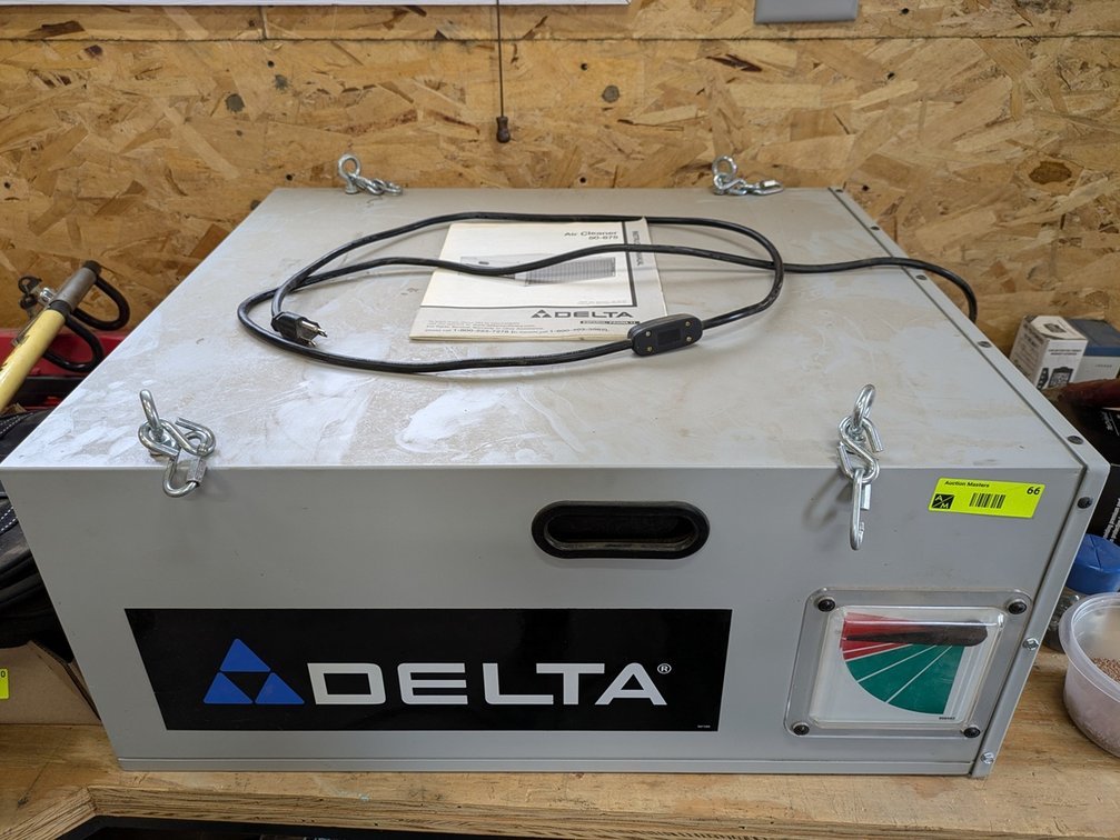 Delta Ceiling Mount 3-Speed Ambient Air Cleaner, Model 50-875, 120V
