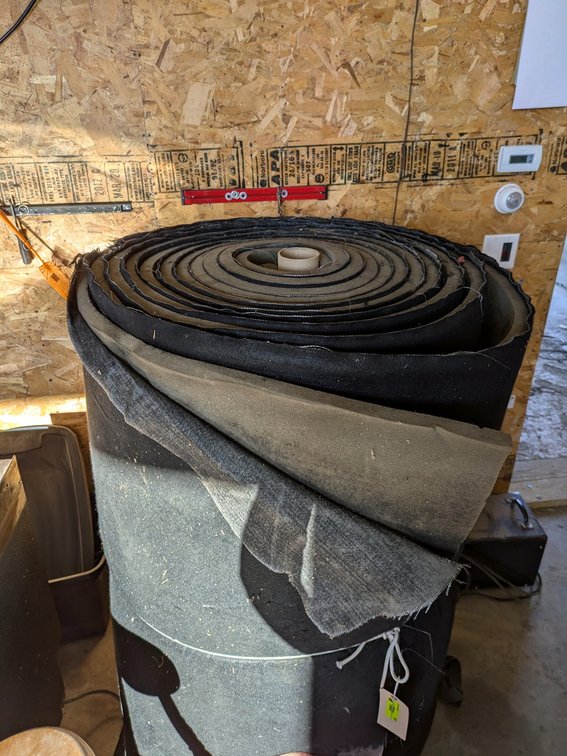 Roll of Foam and Felt
