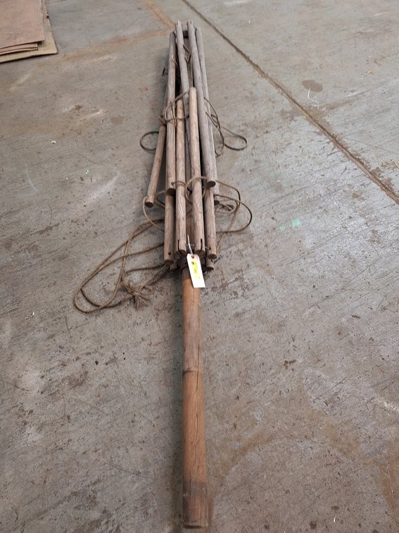 Wood Frame For Thatch Umbrella, 8' Tall
