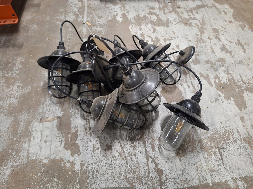 7 Hanging Pendant Cage Lights