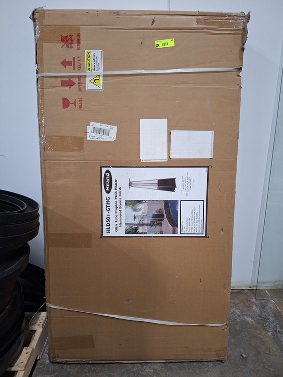 Hiland HLDS01-GTHG Glass Tube Propane Patio Heater