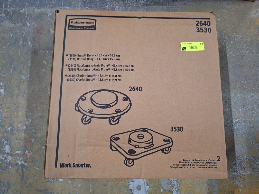 Rubbermaid #2640 and #3530 Dollies