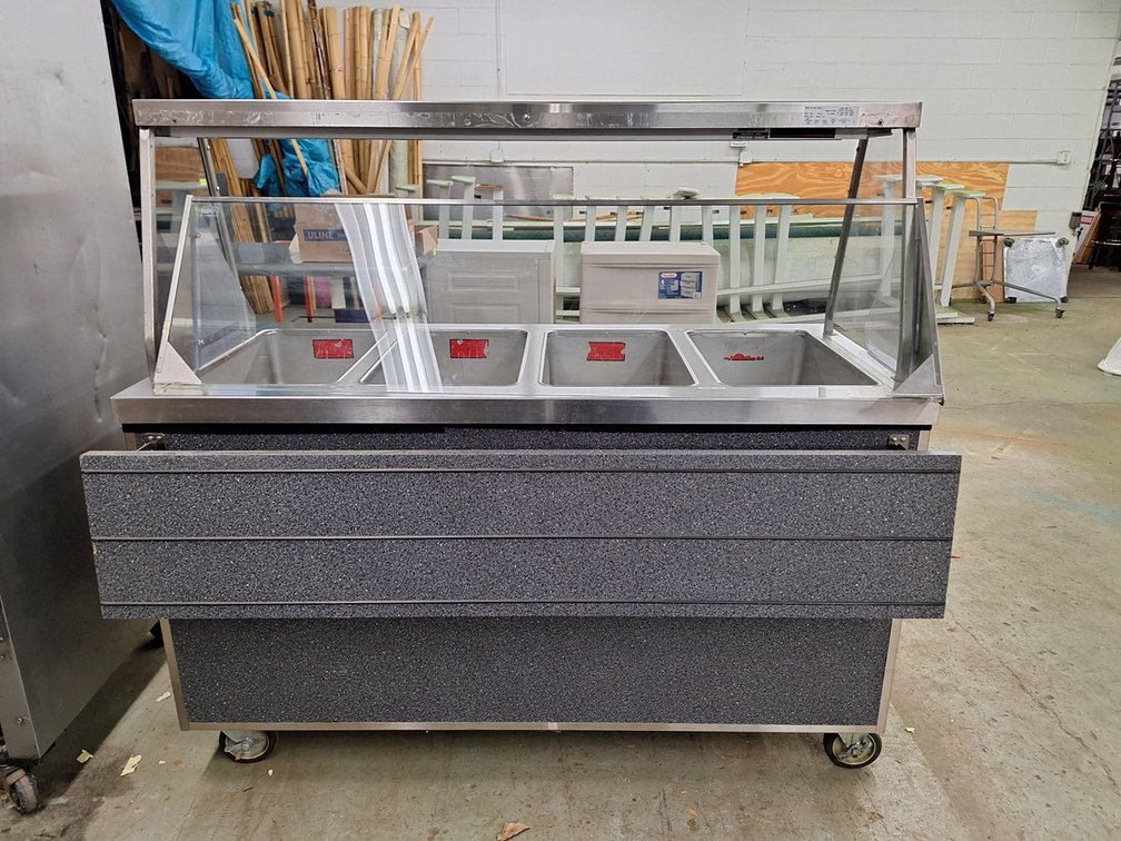 Duke Heated Buffet on Wheels, Model 838-HRM, 208V, 1 PH, 60"x30"x57"