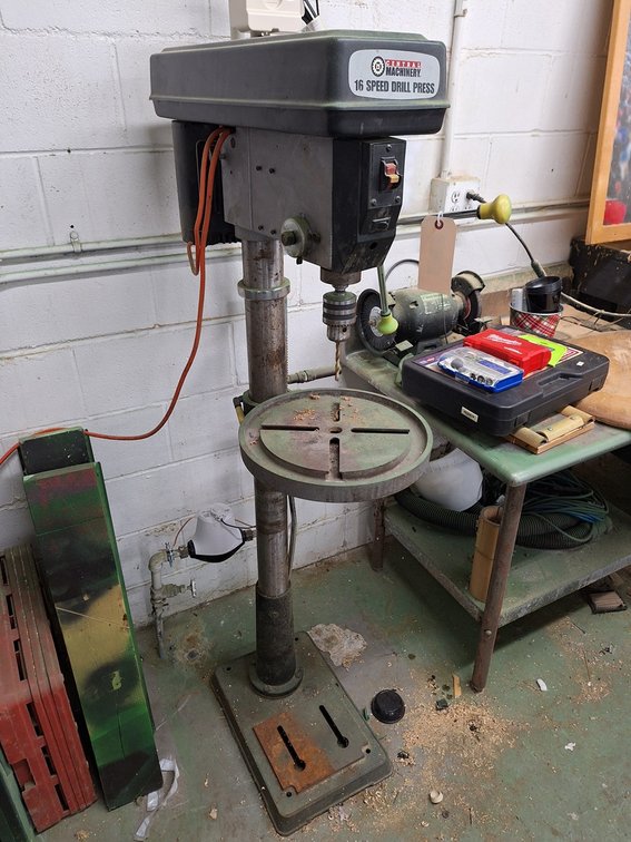 Central Machinery 16-Speed Drill Press, 120V