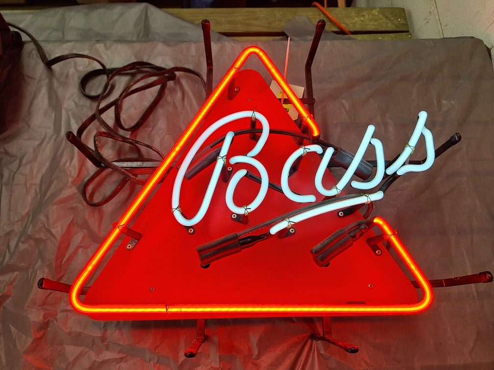 Bass Ale Neon Sign, 18"x16"