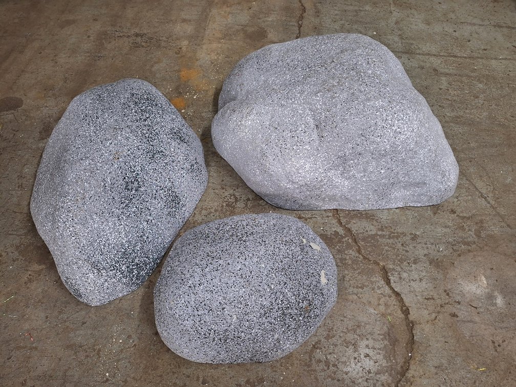 3 Faux Rocks
